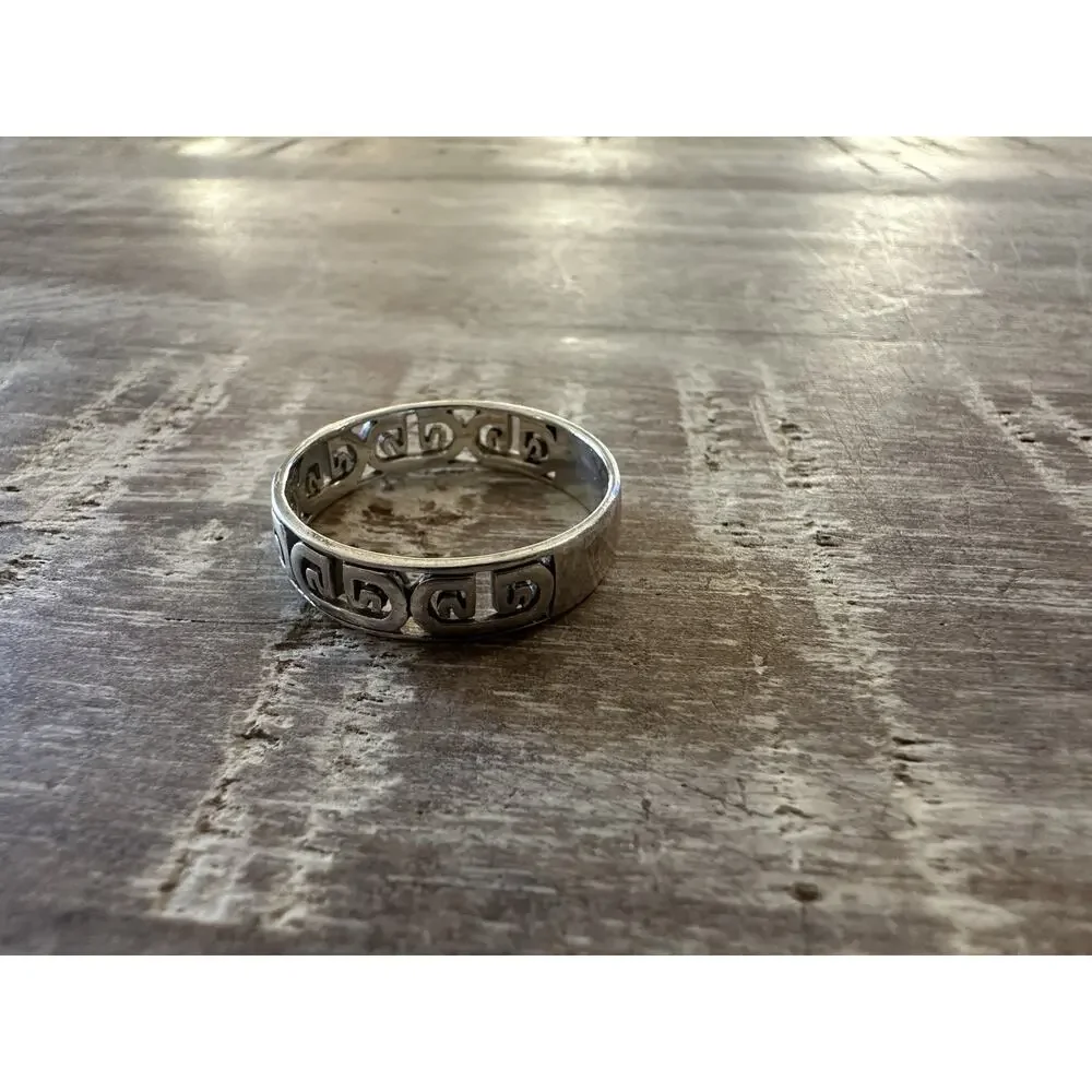 Petroglyph Sterling Silver 925 Ring Size 13 From St. John USVI